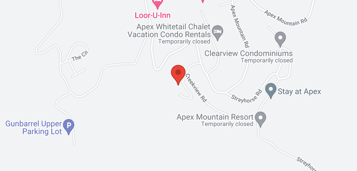 map of 110 SNOW MOUNTAIN PLACE